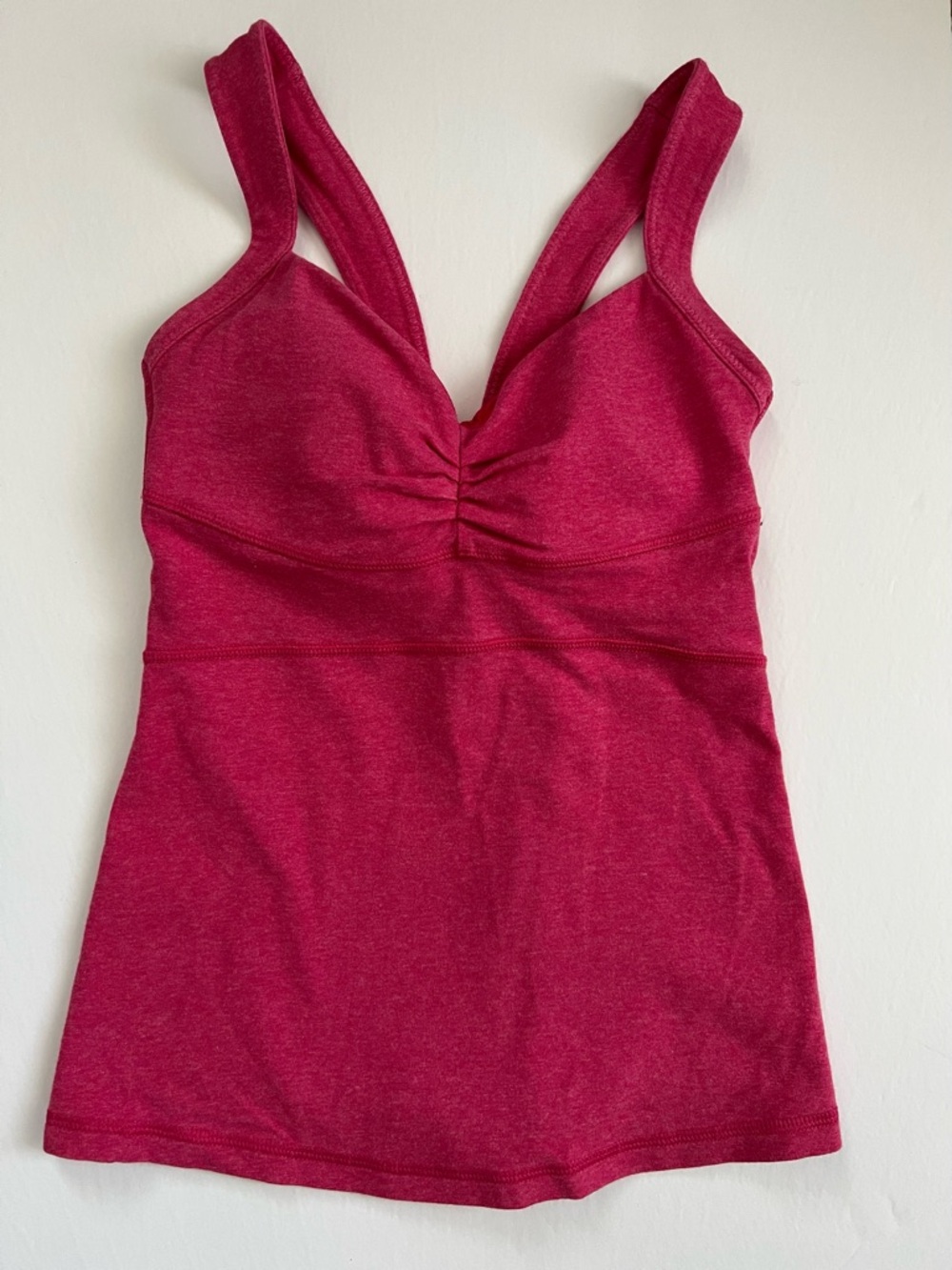 Vintage Lululemon Wrap Around Tank, organic, pink, size 4